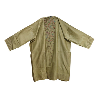 Semi Stitched Chanderi Formal Suitset
