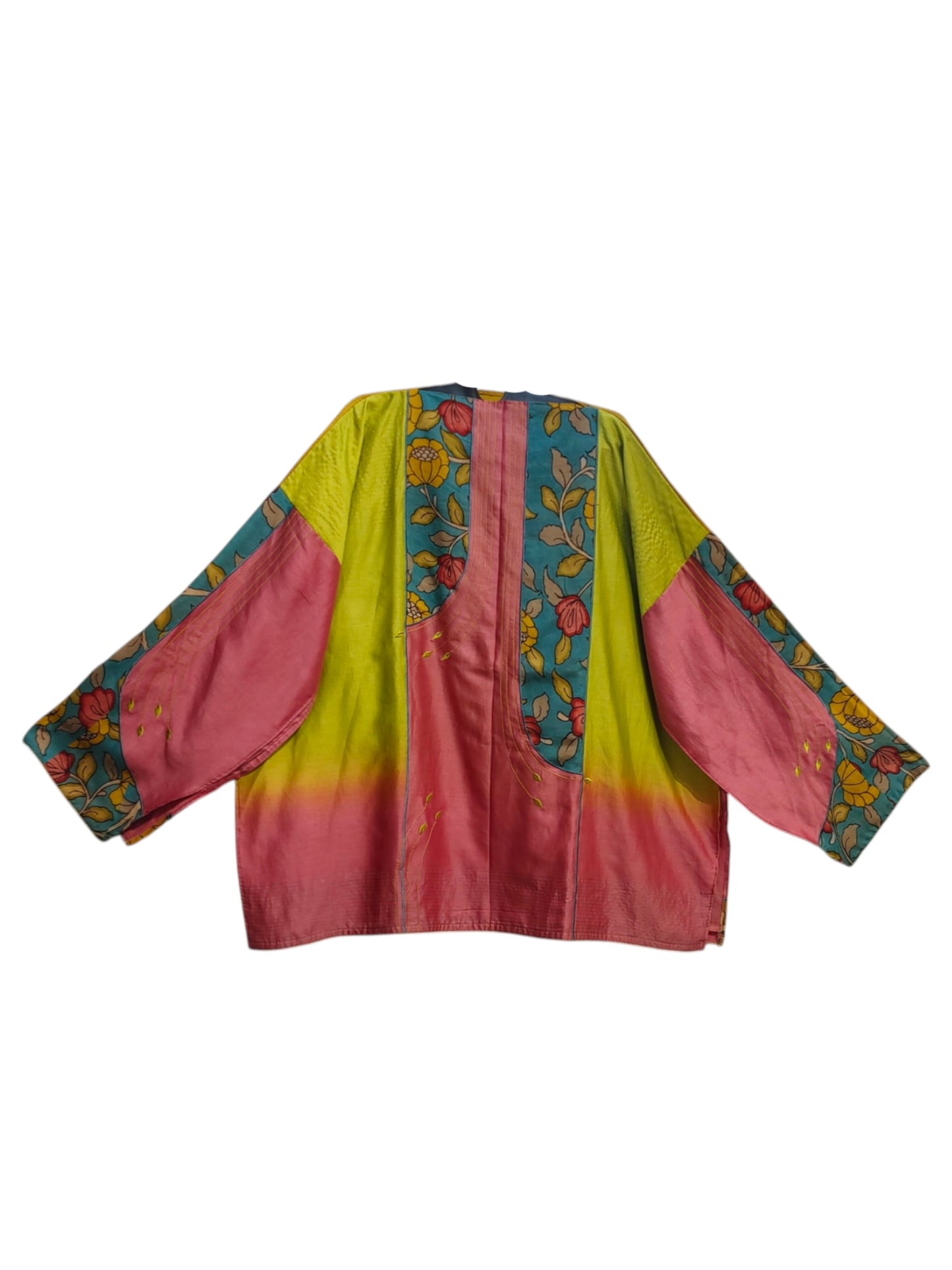 Semi Stitched Chanderi Kalamkari Short Tunic