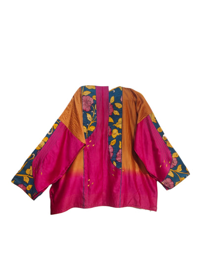 Semi Stitched Chanderi Kalamkari Short Tunic