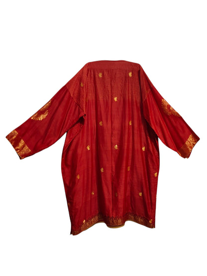 Semi Stitched Chanderi Formal Suitset