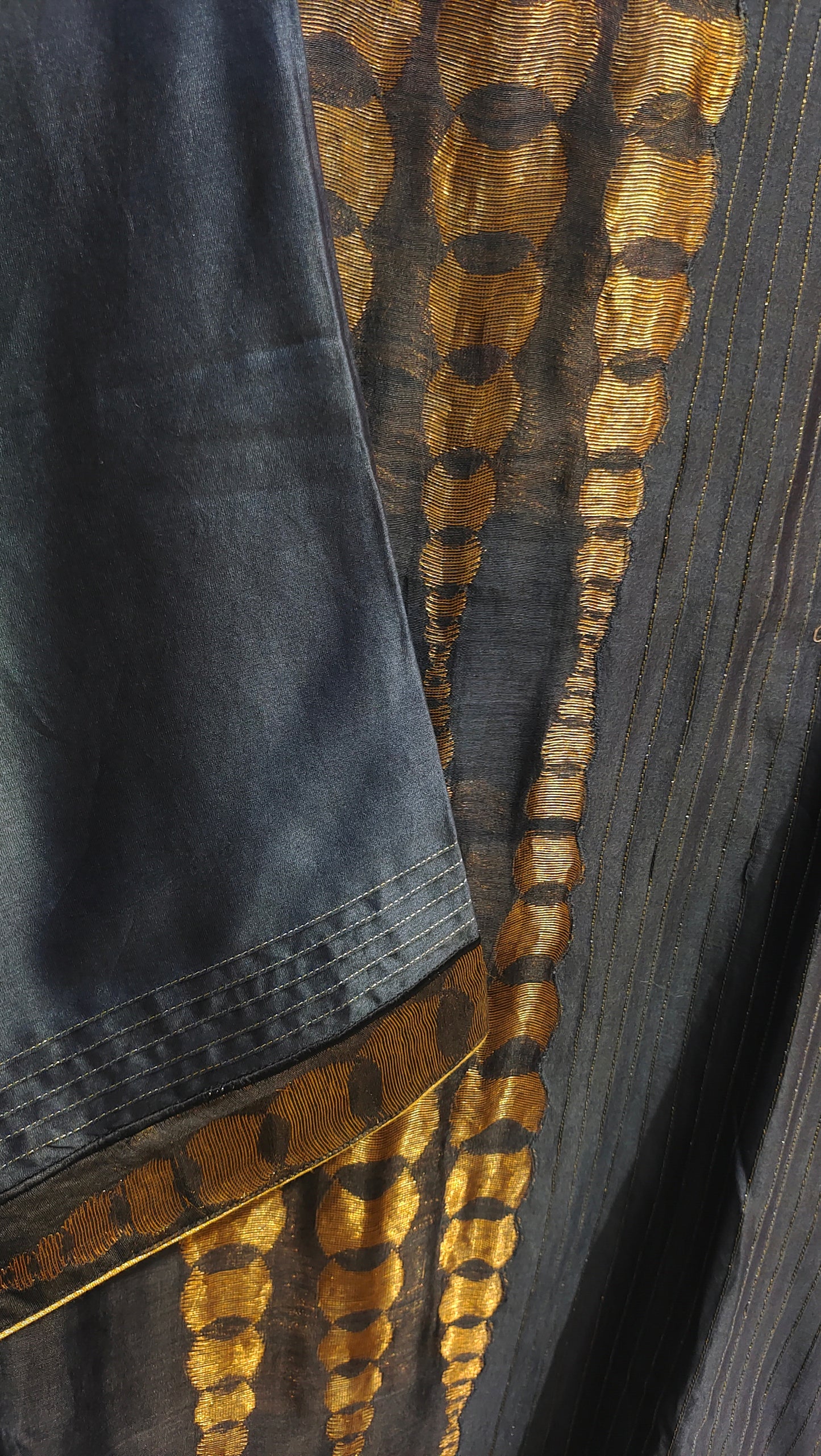 Semi Stitched Chanderi Formal Suitset