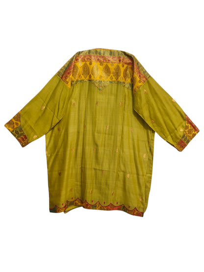Semi Stitched Chanderi Formal Suitset