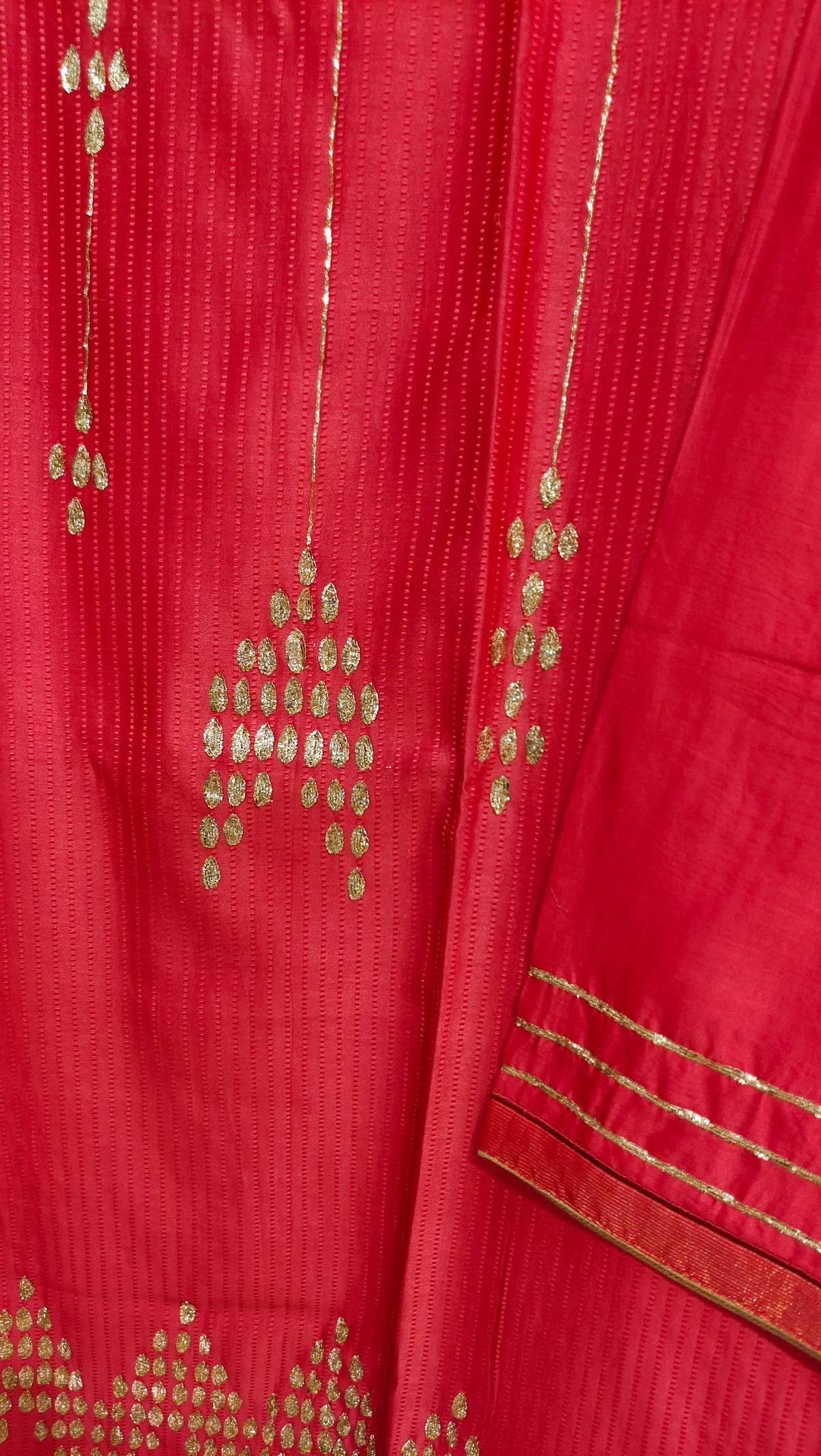 Semi Stitched Chanderi  Formal kurta
