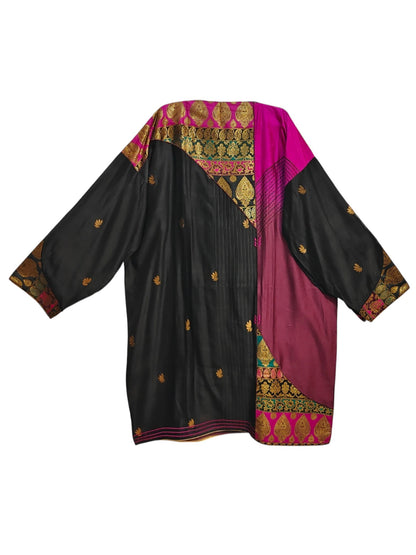 Semi Stitched Chanderi Formal Suitset