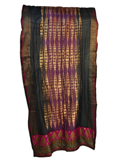 Semi Stitched Chanderi Formal Suitset
