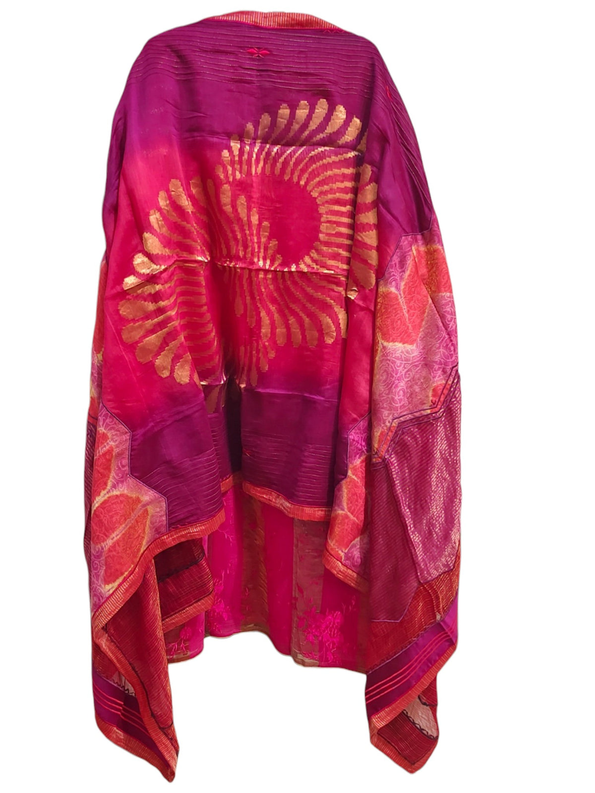 Semi Stitched Chanderi Formal Suitset