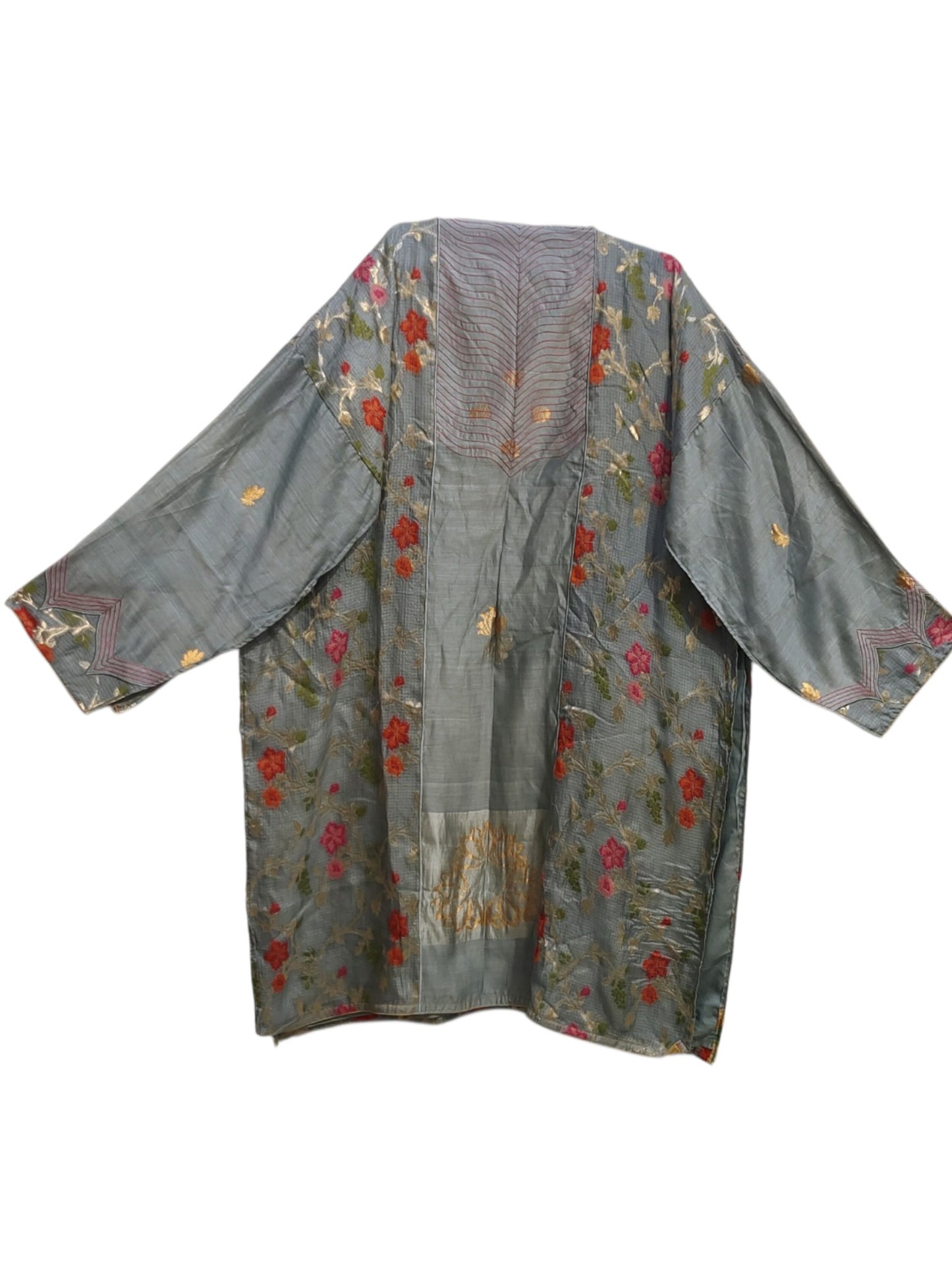 Semi Stitched Chanderi Formal Suitset