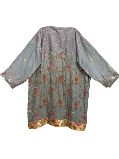 Semi Stitched Chanderi  Formal kurta