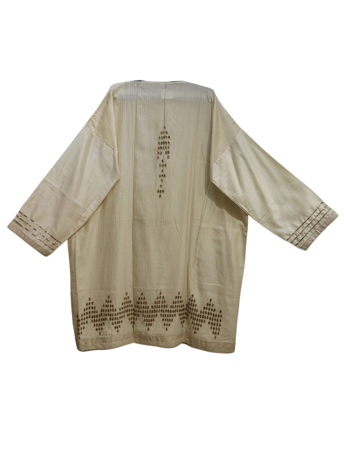 Semi Stitched Chanderi Formal Suitset