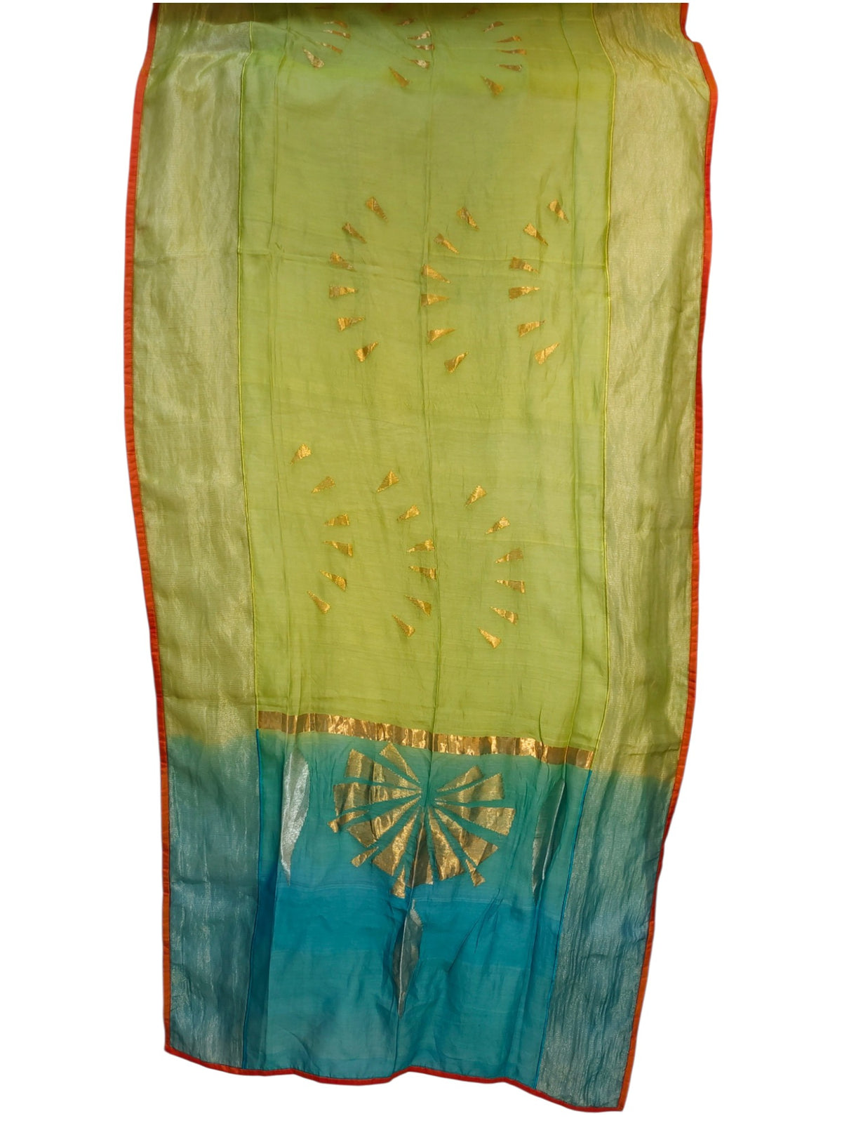 Semi Stitched Chanderi Formal Suitset