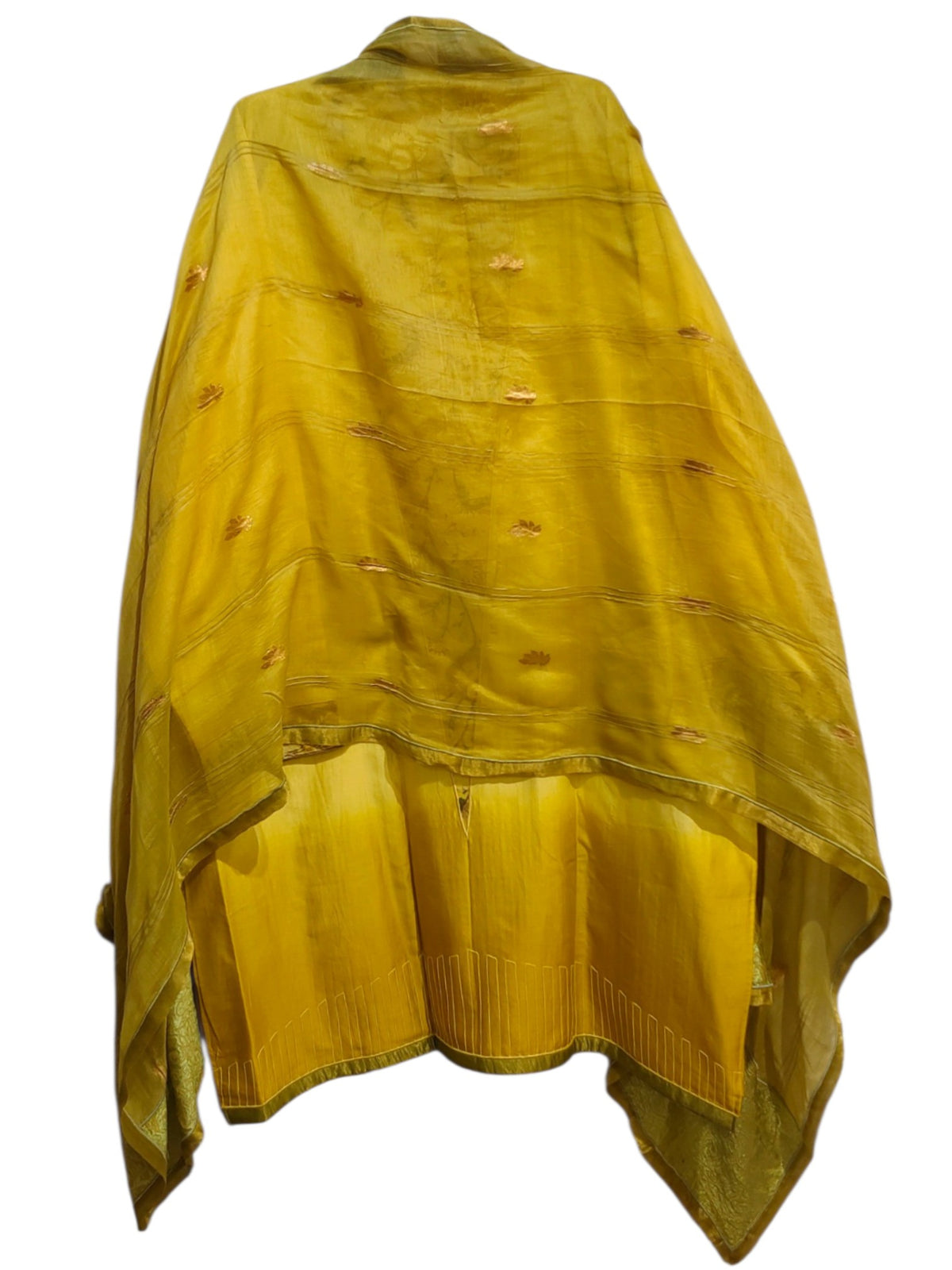Semi Stitched Chanderi Formal Suitset