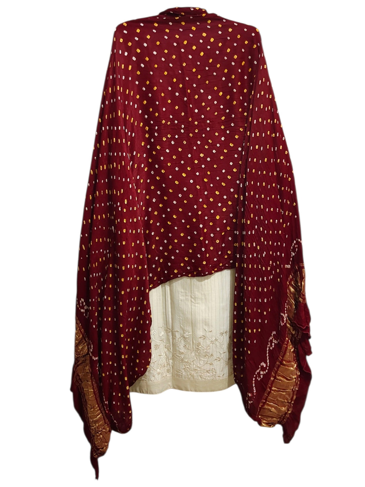 Semi Stitched Chanderi Formal Suitset