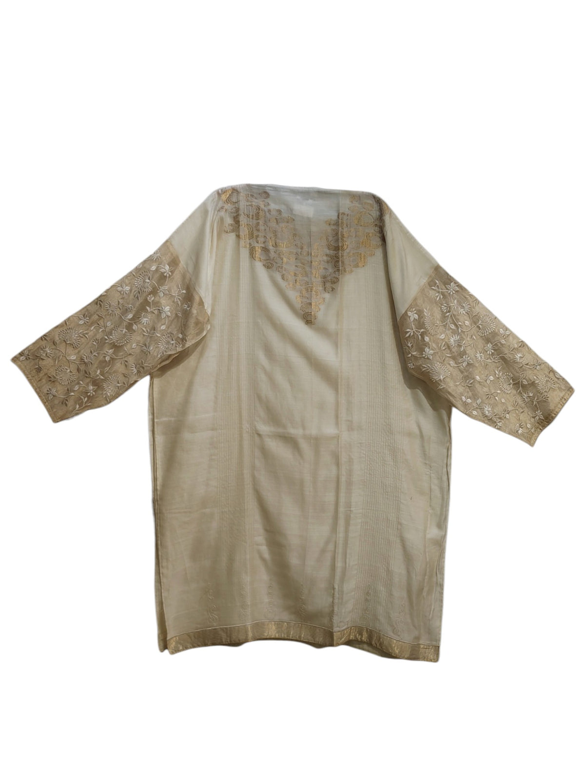 Semi Stitched Chanderi Formal Suitset