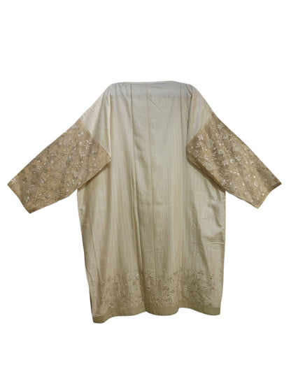 Semi Stitched Chanderi Formal Suitset