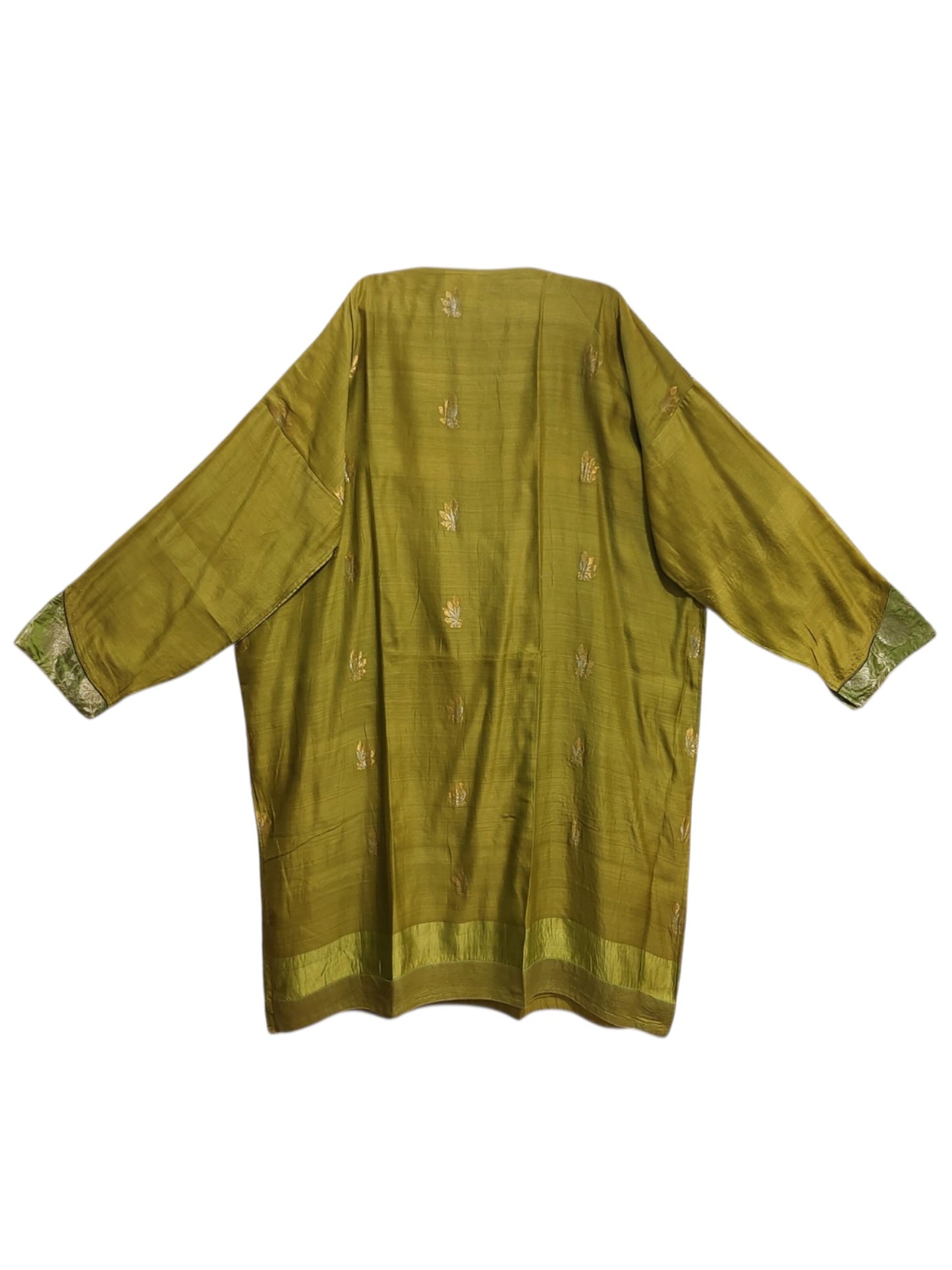 Semi Stitched Chanderi Formal Suitset
