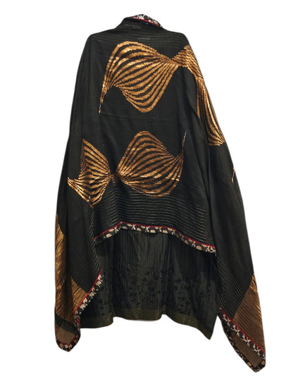 Semi Stitched Chanderi Formal Suitset