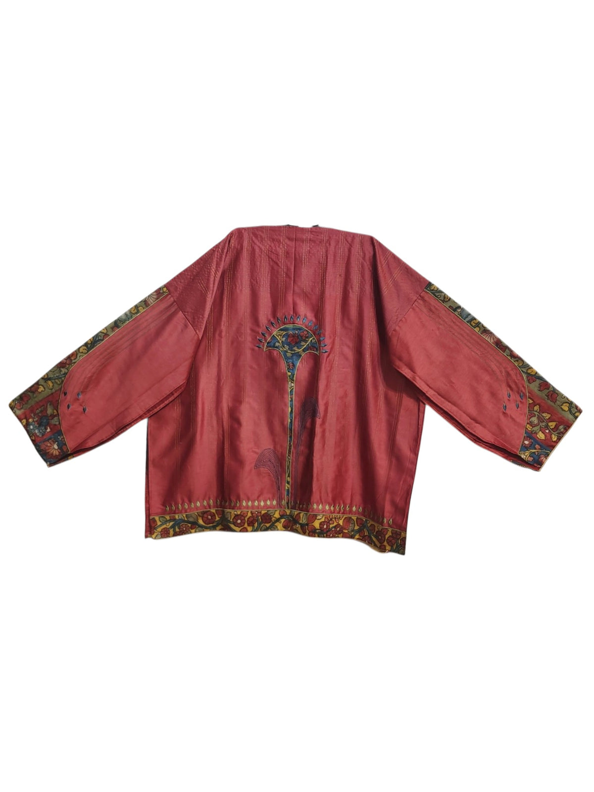 Semi Stitched Chanderi Kalamkari Short Tunic
