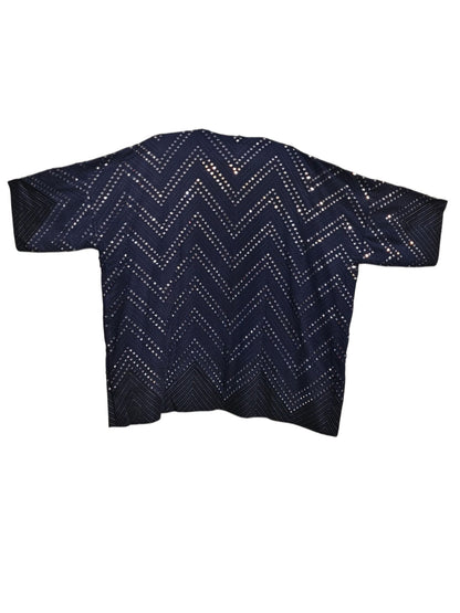 Formal Avi Midnight Navy Chevron Embellished Jacket