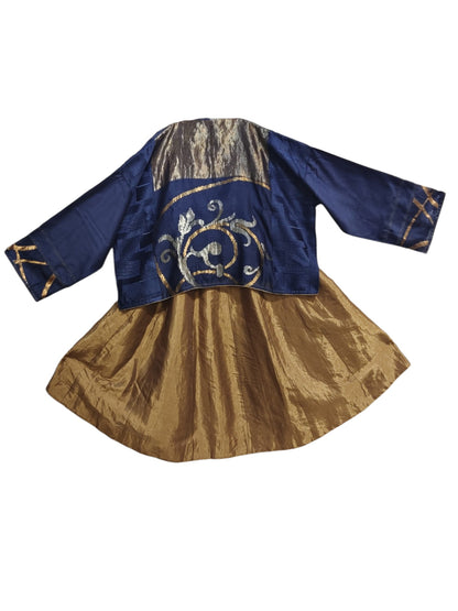 Semi stitched Formal Skirtset