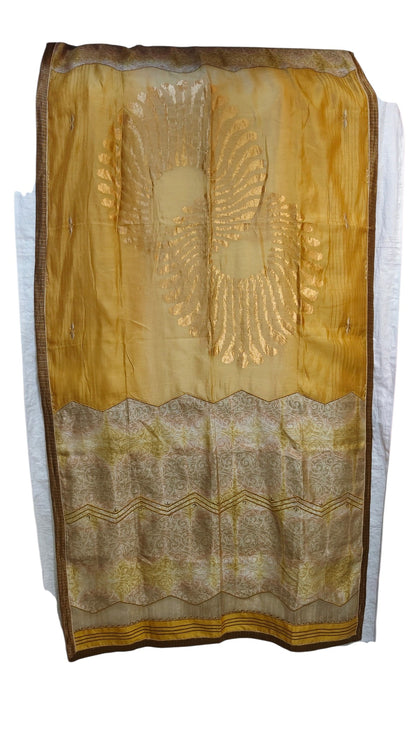 Semi Stitched Chanderi Formal Suitset