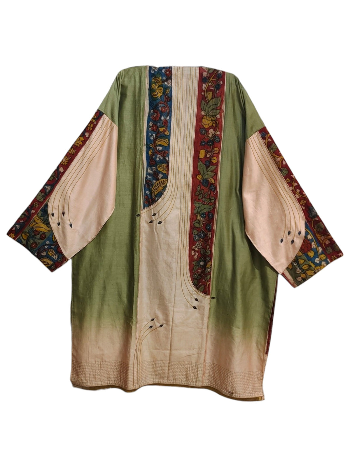 Semi Stitched Chanderi Formal Suitset