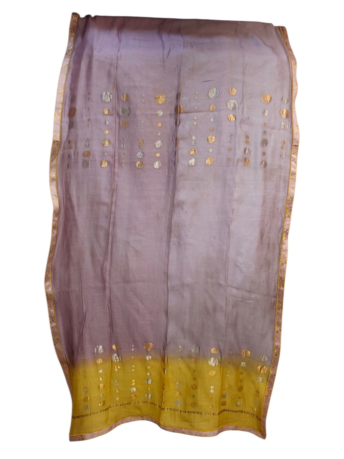 Semi Stitched Chanderi Formal Suitset