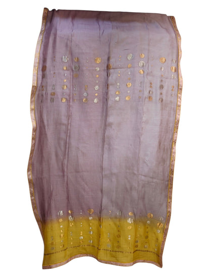 Semi Stitched Chanderi Formal Suitset