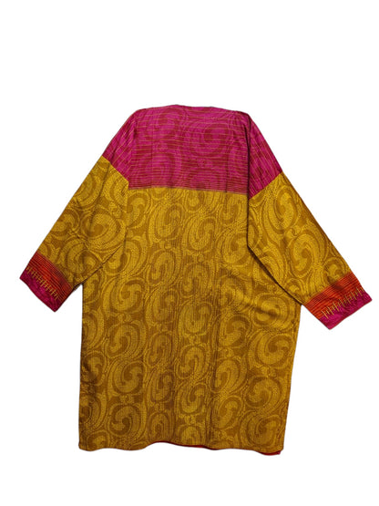 Semi Stitched Chanderi Formal Suitset