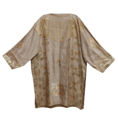 Semi Stitched Chanderi Formal Suitset