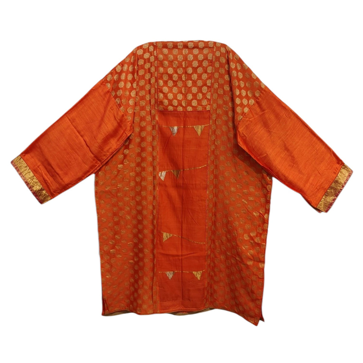 Semi Stitched Chanderi Formal Suitset