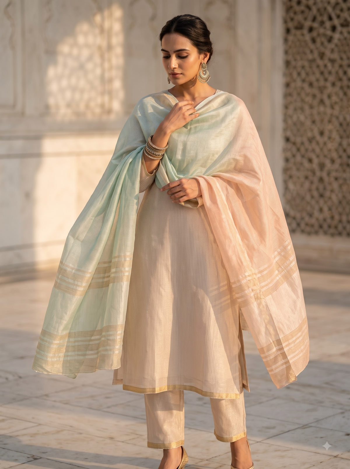 Formal Chanderi  Dupatta
