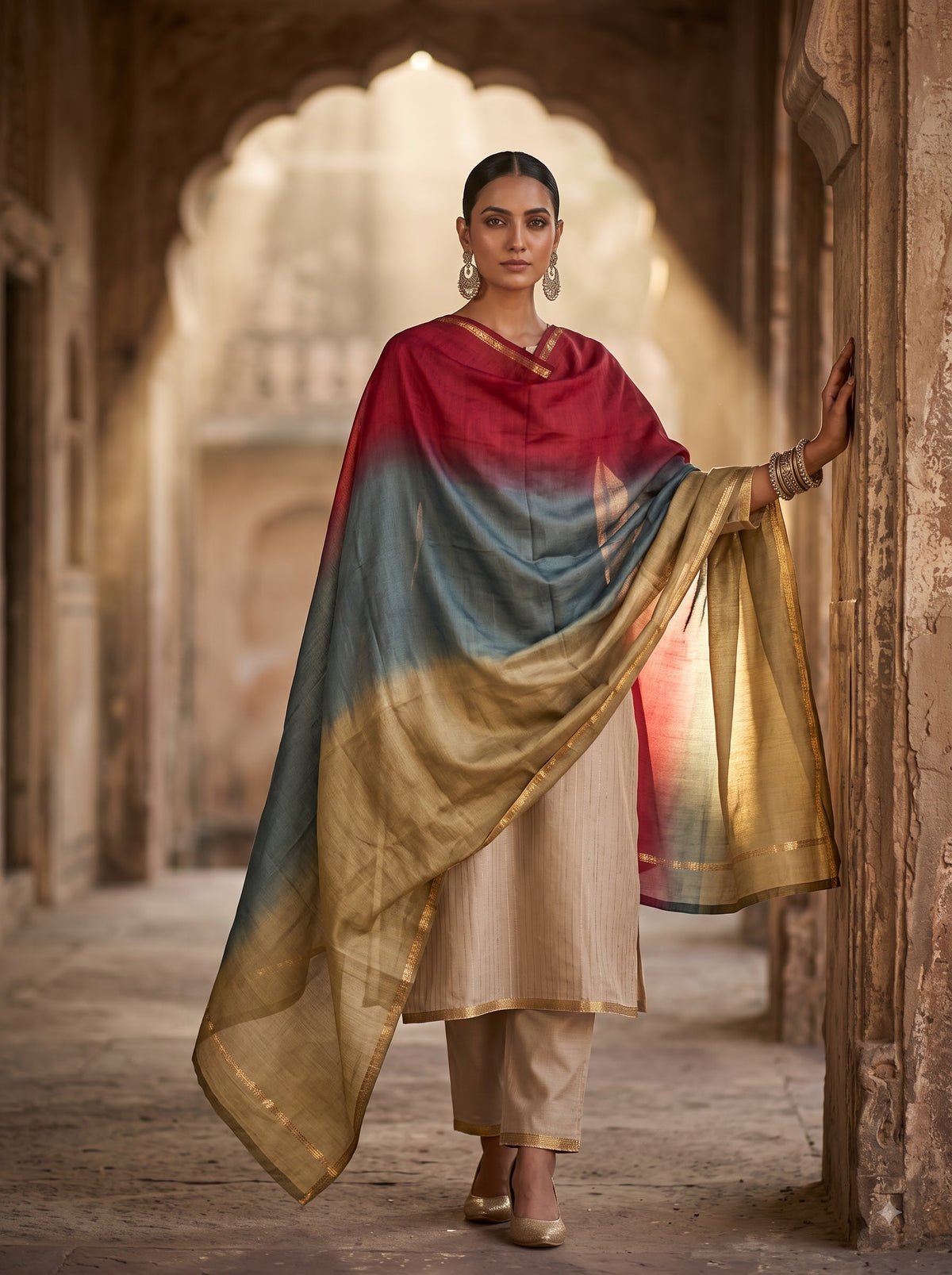 Formal Chanderi  Dupatta
