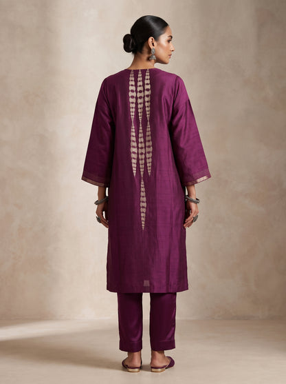 Semi Stitched Chanderi  Formal kurta