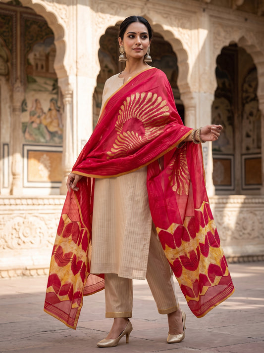 Formal Chanderi  Dupatta