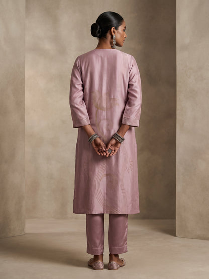 Semi Stitched Chanderi  Formal kurta