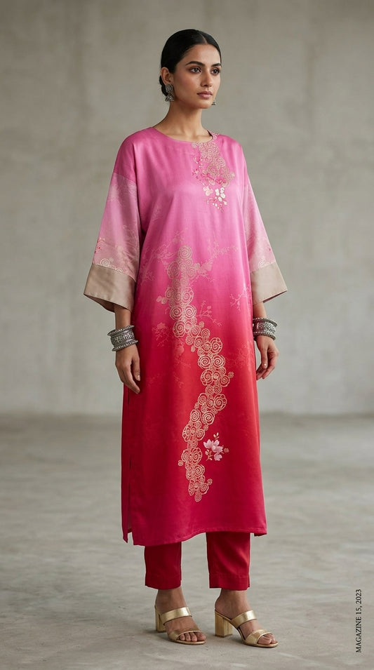 Semi Stitched Cotton lawn kurta