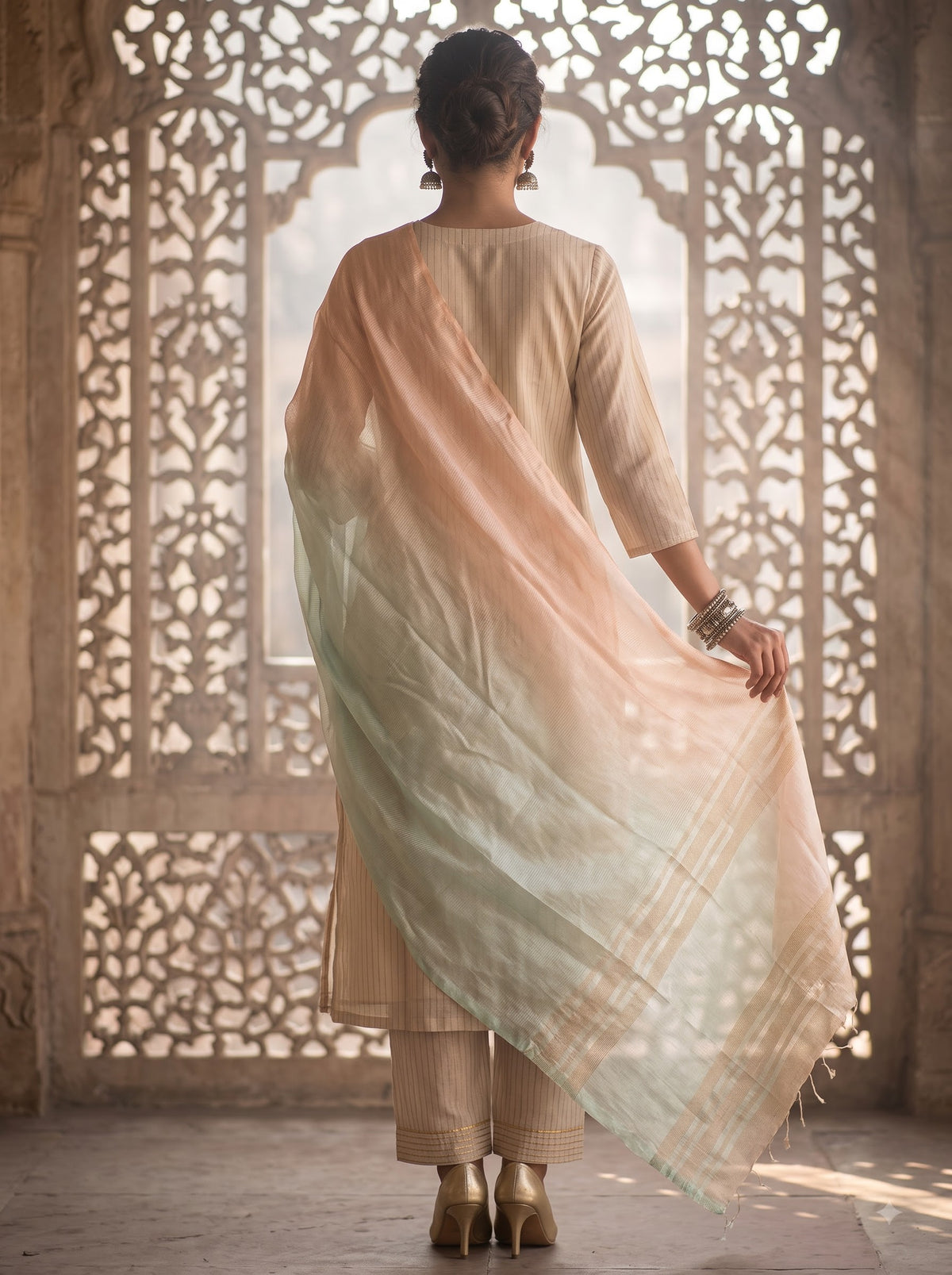 Formal Chanderi  Dupatta