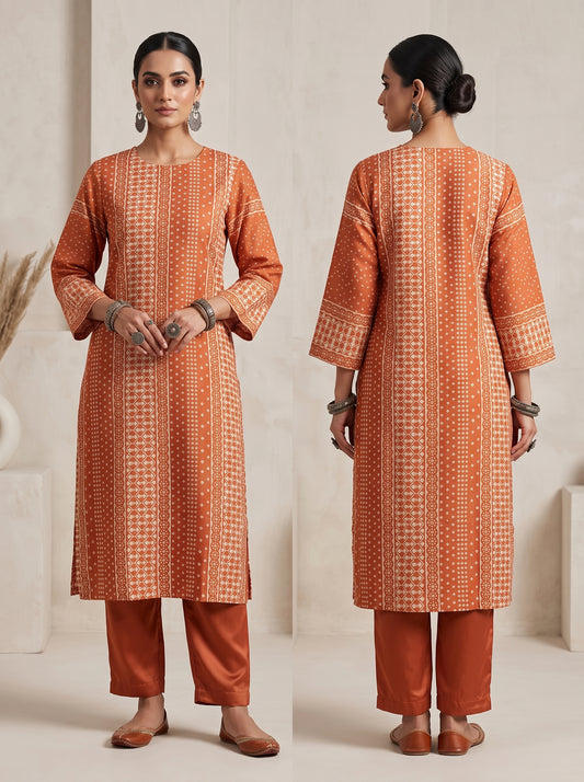 Semi Stitched Casual kurta