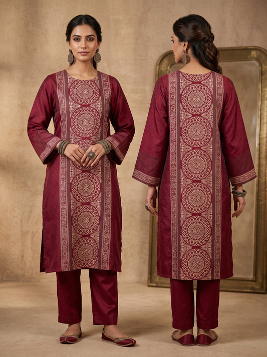 Semi Stitched Casual kurta