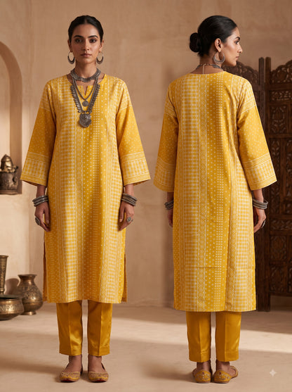 Semi Stitched Casual kurta