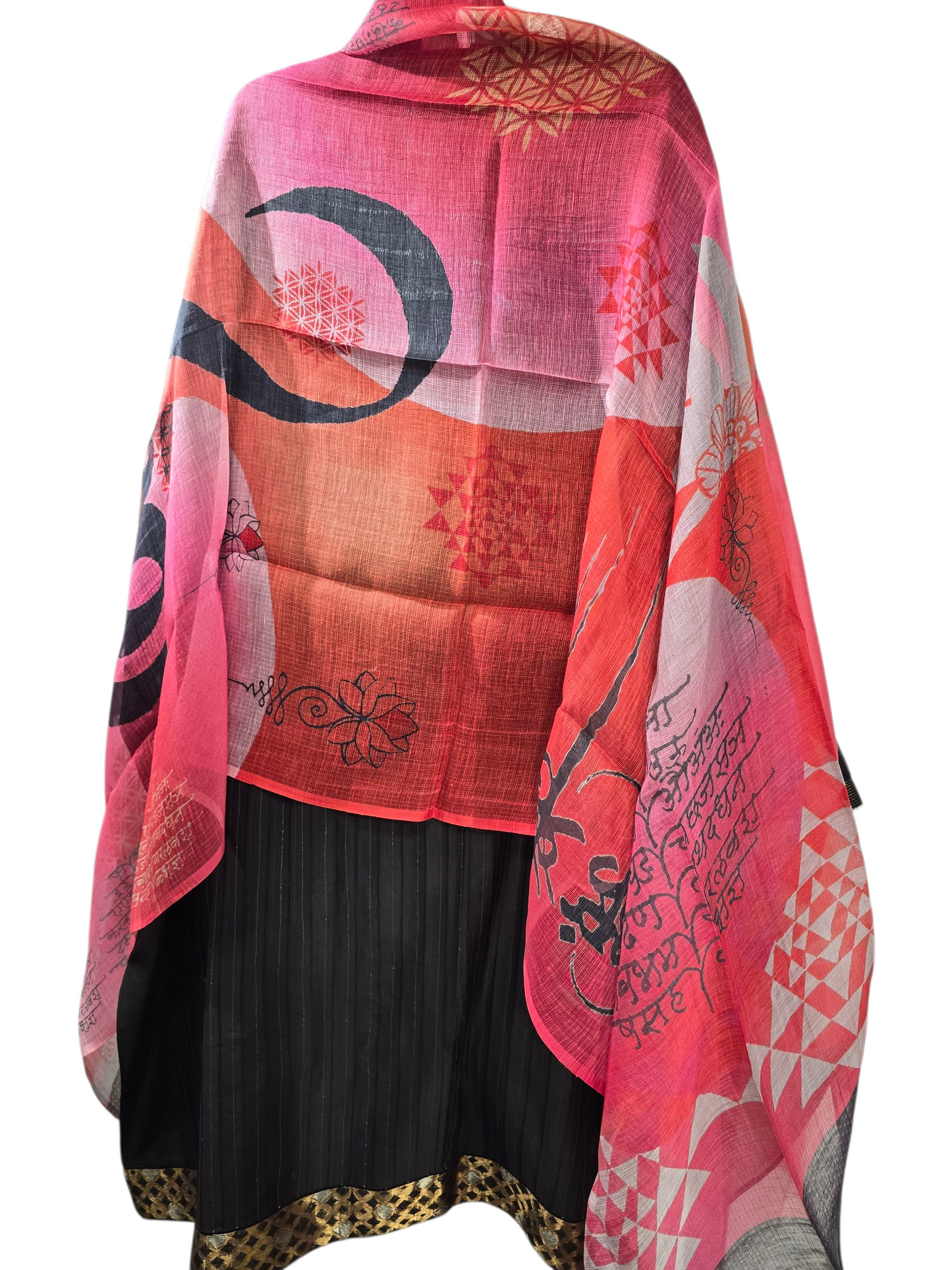 Semi Stitched Chanderi Casual Suitset