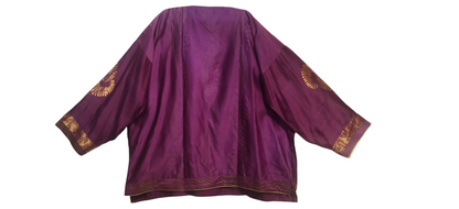 Semi Stitched Chanderi Zariwoven Short Tunic