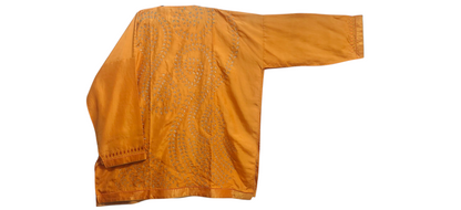 Semi Stitched silk cutwork applique Short Tunic