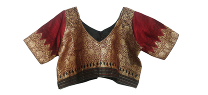 Semistitched Chanderi Ɓlouse