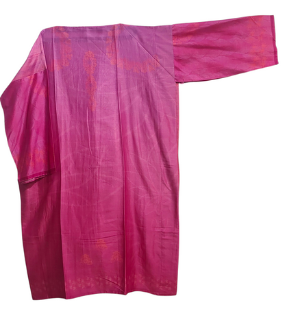 Semi Stitched Cotton Satin Kurta