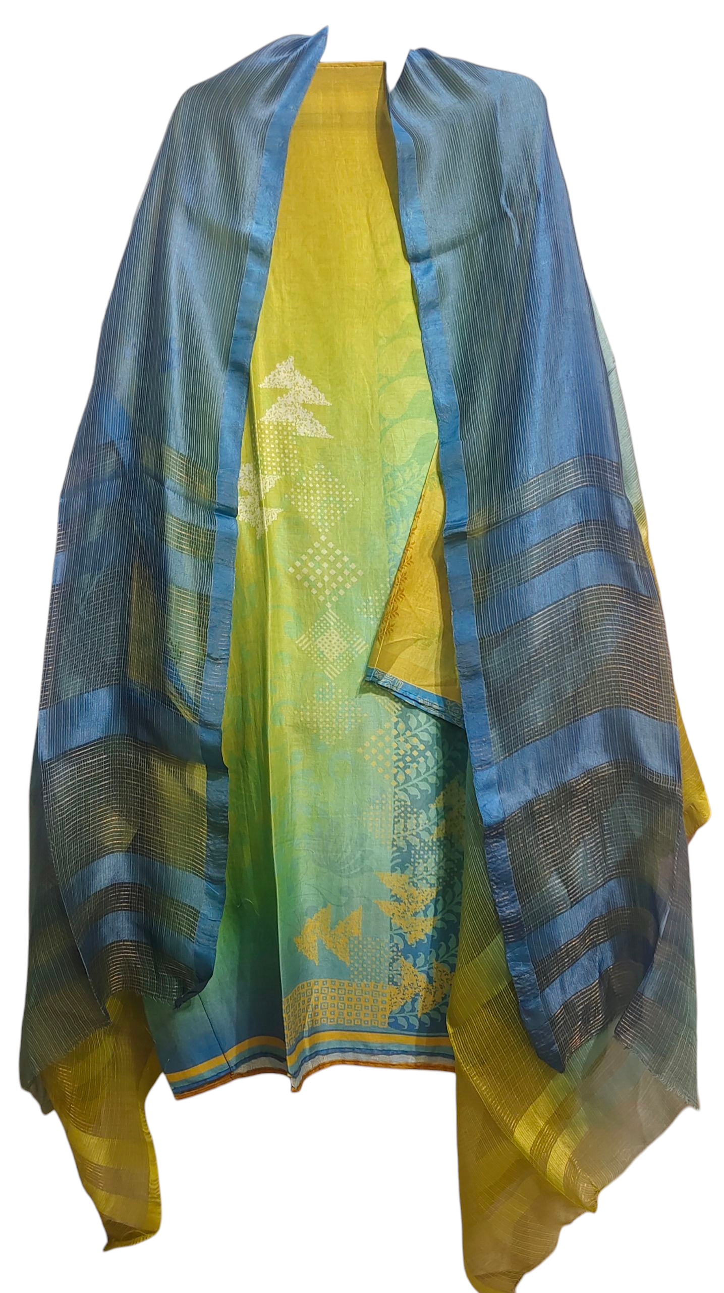 Semi Stitched Cotton Casual Suitset VISHAL KAPUR