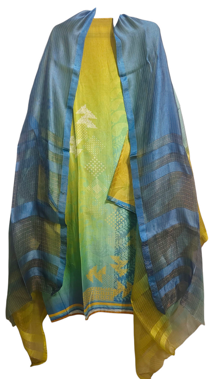 Semi Stitched Cotton Casual Suitset VISHAL KAPUR