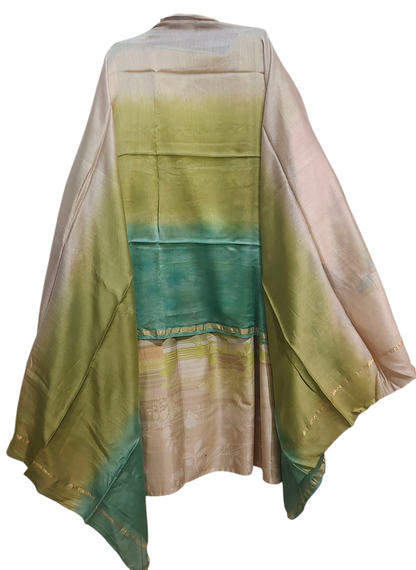 Semi Stitched Chanderi Casual Suitset