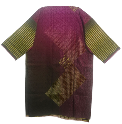 Semi Stitched Chanderi Kurta