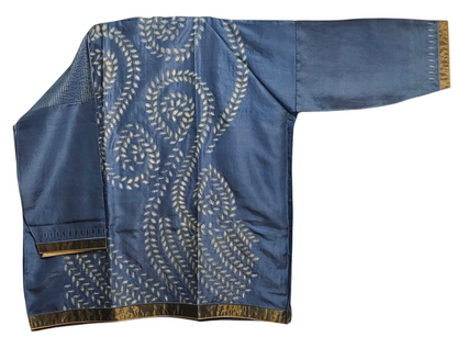 Semi Stitched silk cutwork applique Short Tunic